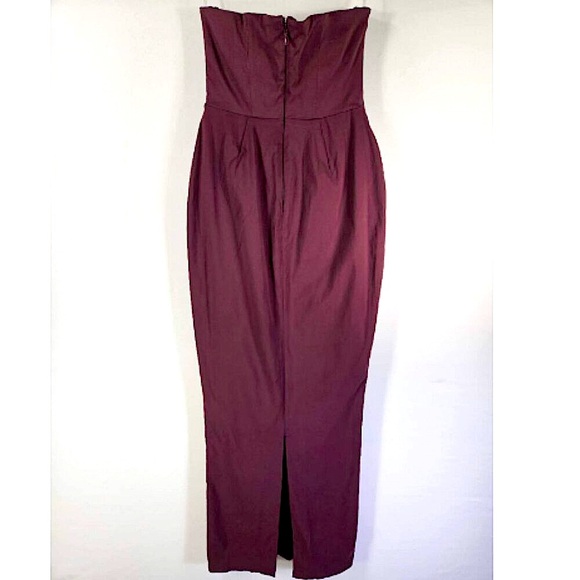 NEW House of CB shoulderless maxi dress Size S #1632 - Picture 6 of 9